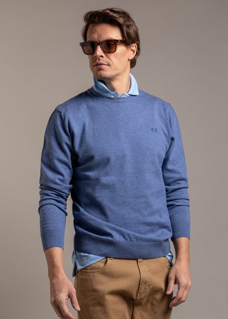 SWEATER-CNECK-MAGNO-HEATHER