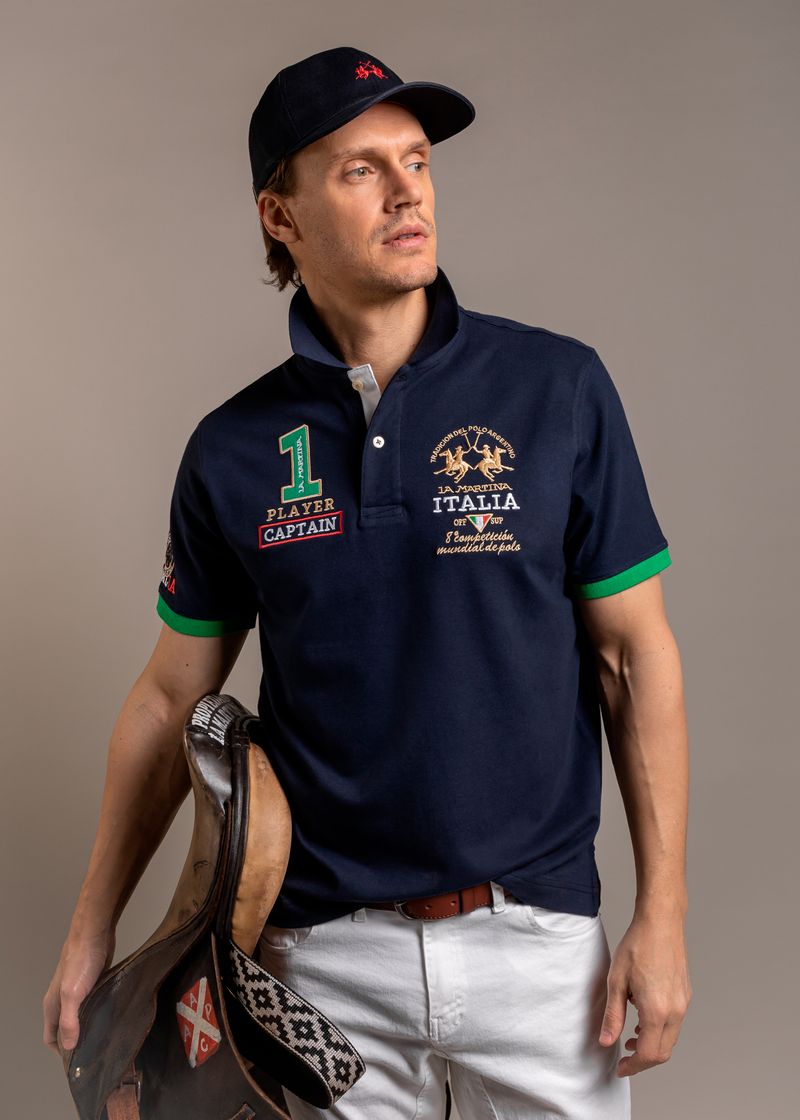 POLO-EQUIPO-ITALIA-MANGA-CORTA